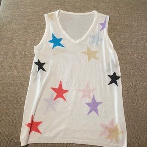 White star tank top